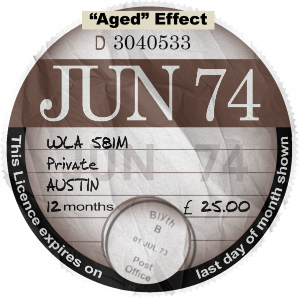 Replica Tax Disc - 1959 to 2015 - with free 1st Class Postage