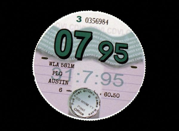 Tax Disc Example 1995